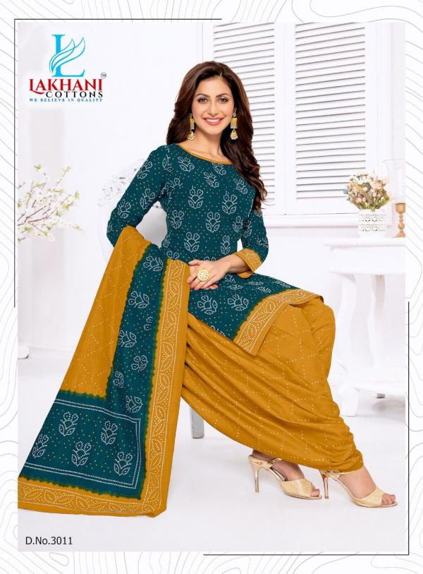 Lakhani Bandhani Vol-3 Cotton Designer Dress Material